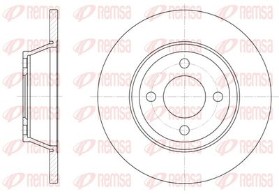 Тормозной диск REMSA 6287.00