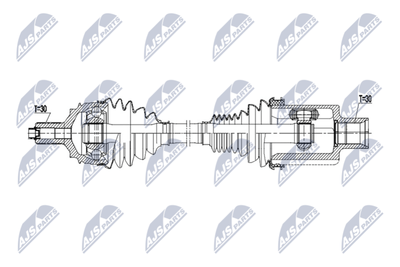 Приводной вал NTY NPW-ME-208