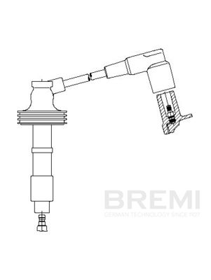 Провод зажигания BREMI 6A77/62