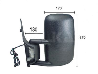 Ārējais atpakaļskata spogulis ALKAR 9225966