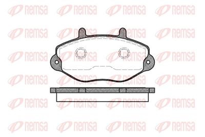 Комплект тормозных колодок, дисковый тормоз REMSA 0392.00