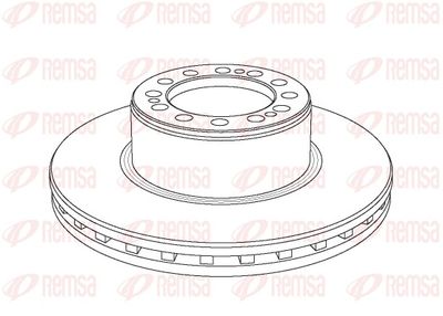Тормозной диск REMSA NCA1079.20