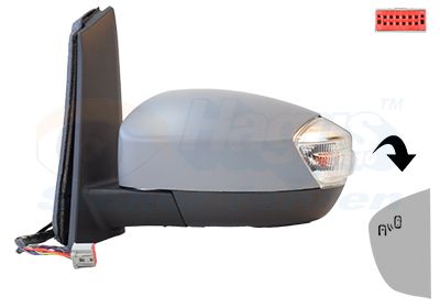 Наружное зеркало VAN WEZEL 1966807