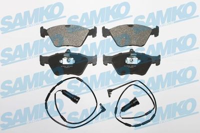 Bremžu uzliku kompl., Disku bremzes SAMKO 5SP465A
