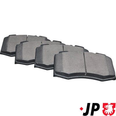 Bremžu uzliku kompl., Disku bremzes JP GROUP 1363602310