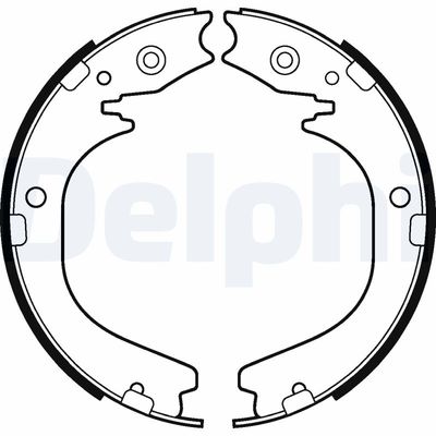 Bremžu loku komplekts DELPHI LS2105