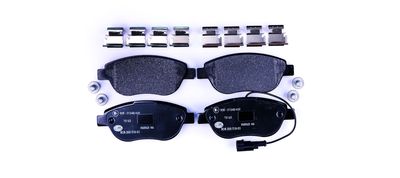 Комплект тормозных колодок, дисковый тормоз HELLA 8DB 355 018-831