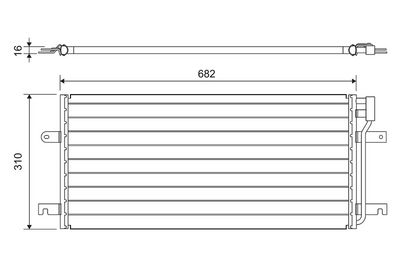 Kondensators, Gaisa kond. sistēma VALEO 814029