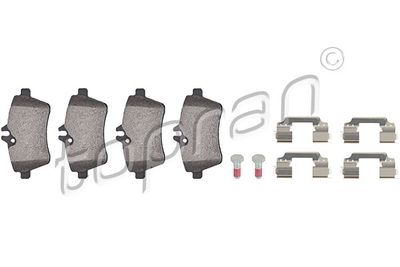 Bremžu uzliku kompl., Disku bremzes TOPRAN 401 438