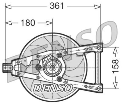 Ventilators, Motora dzesēšanas sistēma DENSO DER09011