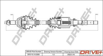 Приводной вал Dr!ve+ DP2110.10.0260