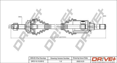 Приводной вал Dr!ve+ DP2110.10.0512