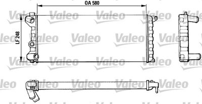 Radiators, Motora dzesēšanas sistēma VALEO 811392