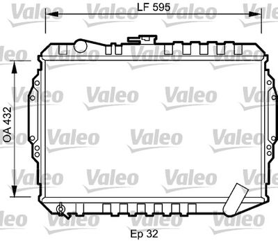 Radiators, Motora dzesēšanas sistēma VALEO 735060