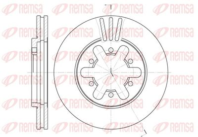 Bremžu diski REMSA 6450.10