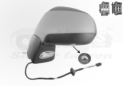 Наружное зеркало VAN WEZEL 4076817