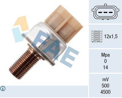 Devējs, Degvielas padeves spiediens FAE 15632