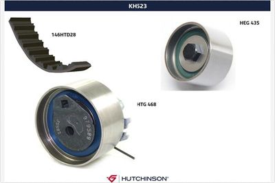 Zobsiksnas komplekts HUTCHINSON KH 523