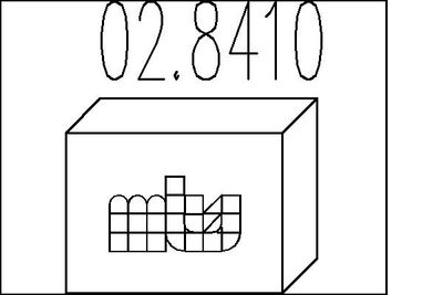 Монтажный комплект, глушитель MTS 02.8410