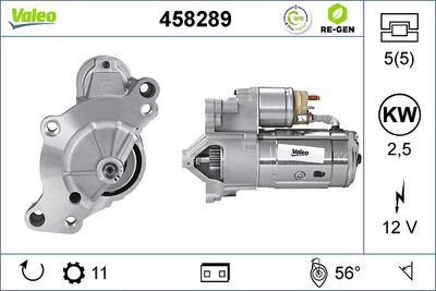 Starteris VALEO 458289