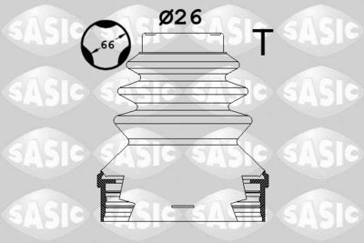 Комплект пыльника, приводной вал SASIC 1900037