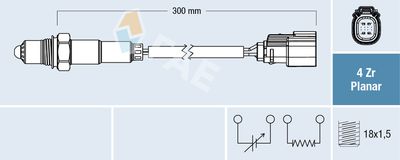 Лямбда-зонд FAE 77782