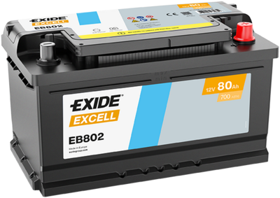 Startera akumulatoru baterija EXIDE EB802