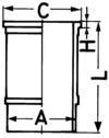 Гильза цилиндра KOLBENSCHMIDT 88524110