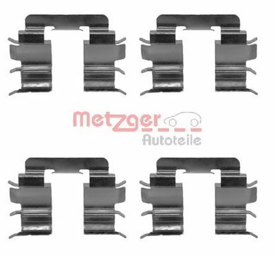 Комплектующие, колодки дискового тормоза METZGER 1091272