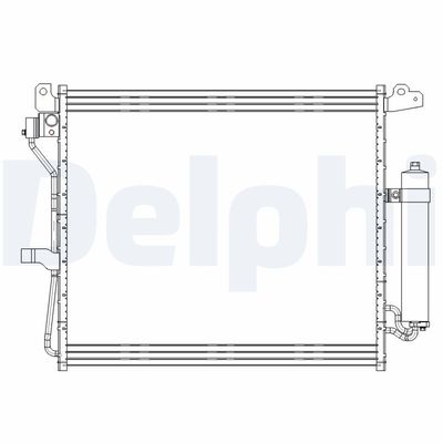 Конденсатор, кондиционер DELPHI CF20228