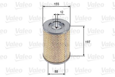 Gaisa filtrs VALEO 585666
