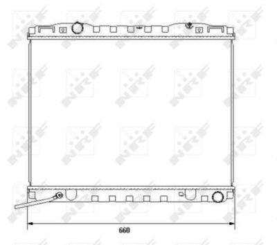 Radiators, Motora dzesēšanas sistēma NRF 53365