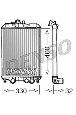 Radiators, Motora dzesēšanas sistēma DENSO DRM22001