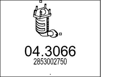 Катализатор MTS 04.3066