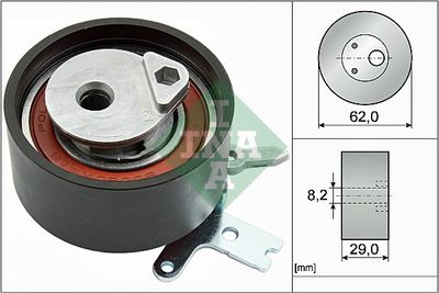 Натяжной ролик, ремень ГРМ Schaeffler INA 531 0897 10