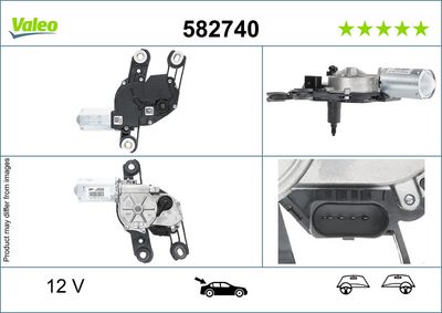Двигатель стеклоочистителя VALEO 582740