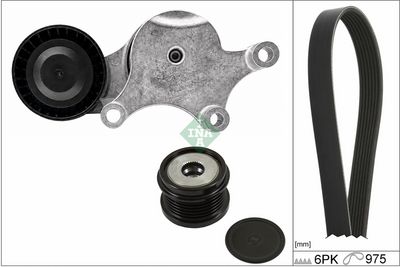 Ķīļrievu siksnu komplekts Schaeffler INA 529 0261 25
