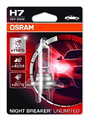 Kvēlspuldze, Tālās gaismas lukturis ams-OSRAM 64210NBU-01B