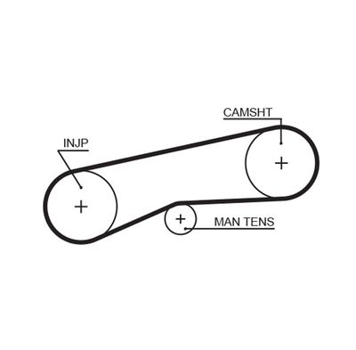 Zobsiksna GATES 5093