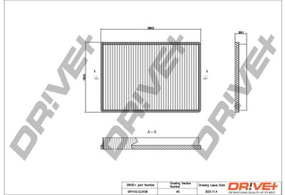 Фильтр, воздух во внутренном пространстве Dr!ve+ DP1110.12.0106