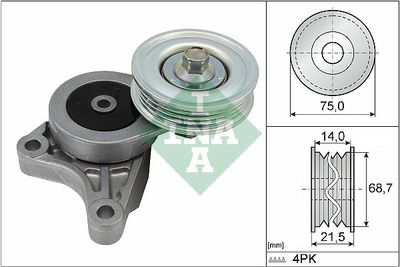 Siksnas spriegotājs, Ķīļsiksna Schaeffler INA 534 0565 10