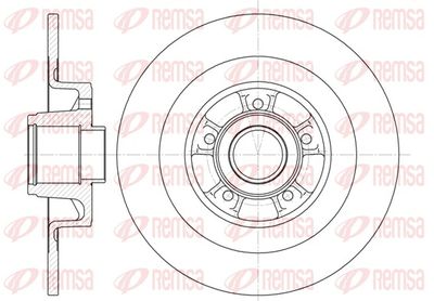 Тормозной диск REMSA 6848.00
