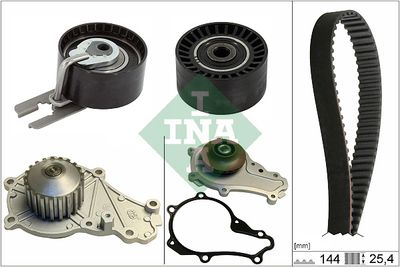 Ūdenssūknis + Zobsiksnas komplekts Schaeffler INA 530 0615 30