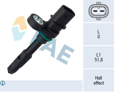 Датчик, частота вращения колеса FAE 78735