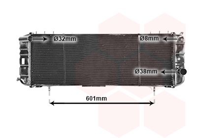 Radiators, Motora dzesēšanas sistēma VAN WEZEL 21002016