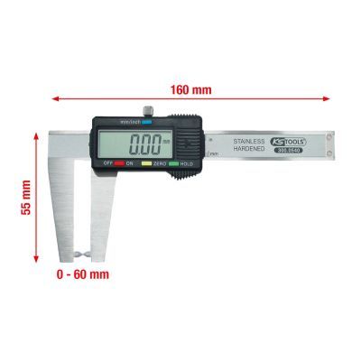 Bīdmērs, Bremžu disku biezums KS TOOLS 300.0540