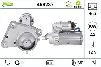 Starteris VALEO 458237