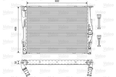 Radiators, Motora dzesēšanas sistēma VALEO 701576