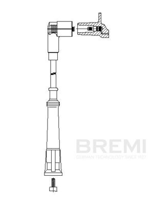 Augstsprieguma vads BREMI 121/85