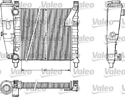 Radiators, Motora dzesēšanas sistēma VALEO 883813